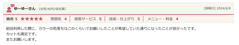 口コミ